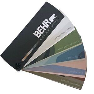 NWOT BEHR BioNature Collection Paint Color Fan Deck